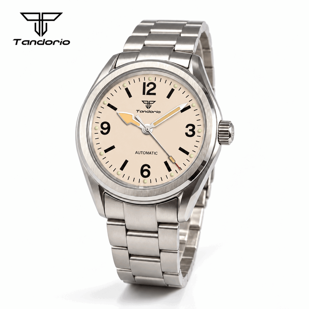 38mm Dress Watch Ranger Dial Tandorio TD160A Miyota NH35 8215/ PT5000 AUTOMATIC Sapphire Glass 20ATM