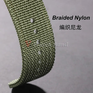 18/20/22/24mm Nylon Watch Band for Seiko Army Military Canvas Woven Nylon Strap Quick Release Wristband Men's Sport Watch Bands - Tandorio Watches