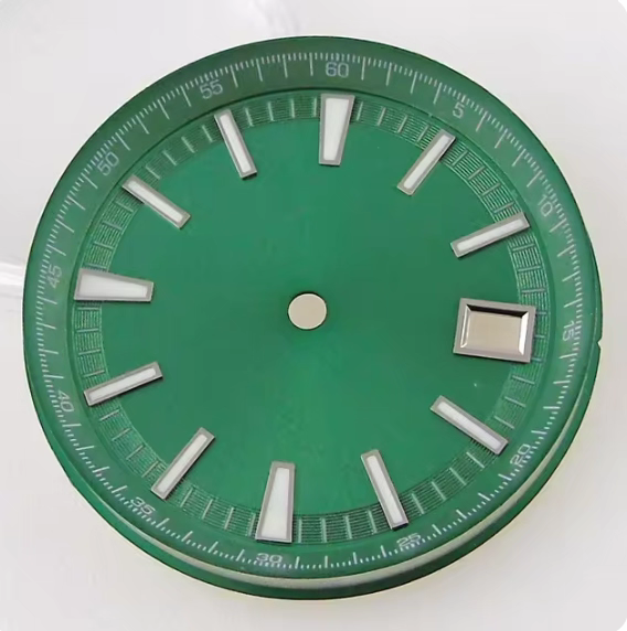 41mm Overseas Watch case NH34 NH35 NH36 NH70 NH72 Movement 33MM Dial Lume Hand Watch Part Mod Brush Finish Bracelet