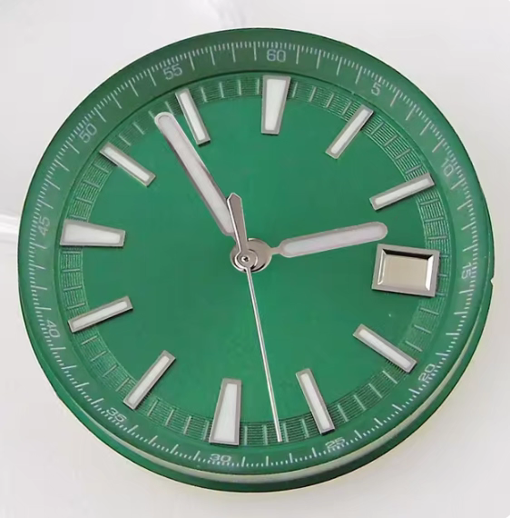 41mm Overseas Watch case NH34 NH35 NH36 NH70 NH72 Movement 33MM Dial Lume Hand Watch Part Mod Brush Finish Bracelet