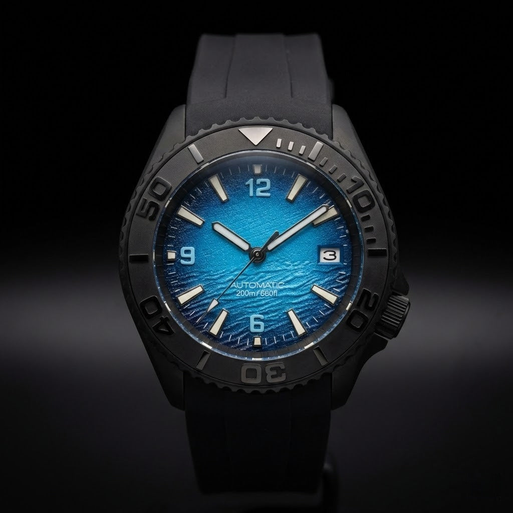 42mm Blue Ocean SKX007 Diver Tandorio TD269D NH35A movement sapphire 20Bar Customizable