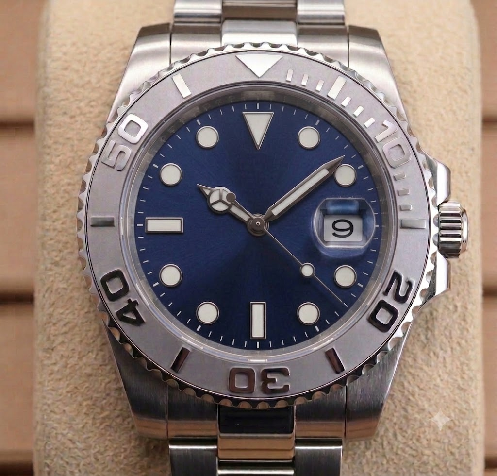 custom watch link with Japan movement or pt5000 Sapphire Water Resistance