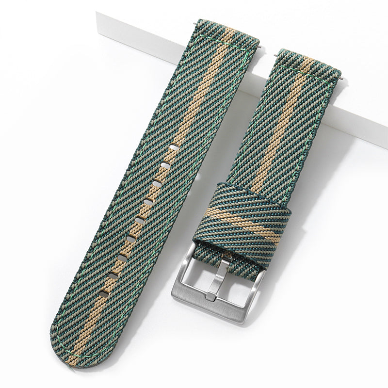 Nylon Canvas Strap Watchband 20mm