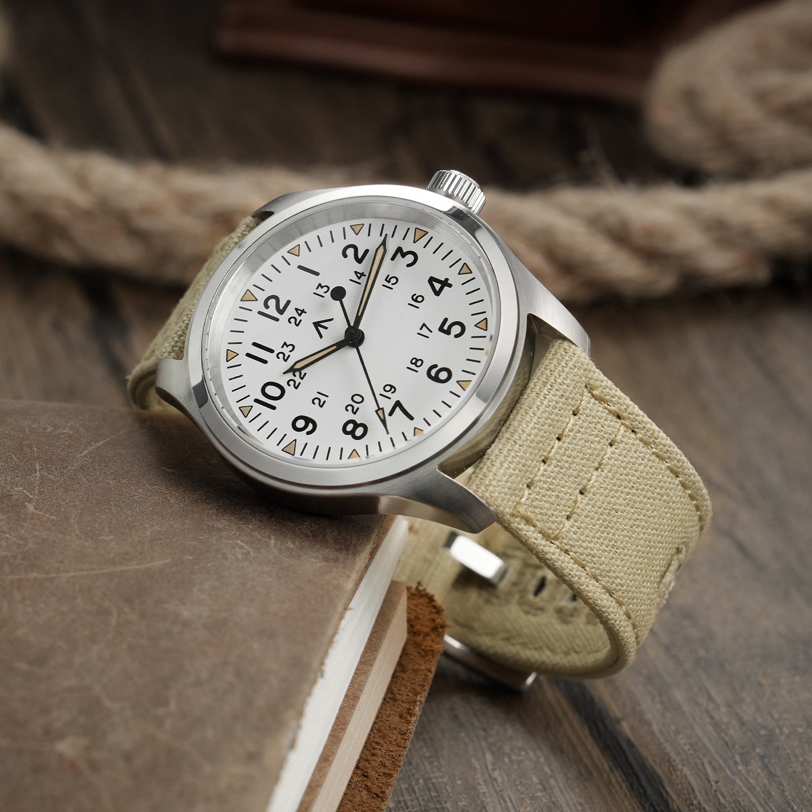 Canvas Watch Strap Vintage Watch band 20mm 22mm