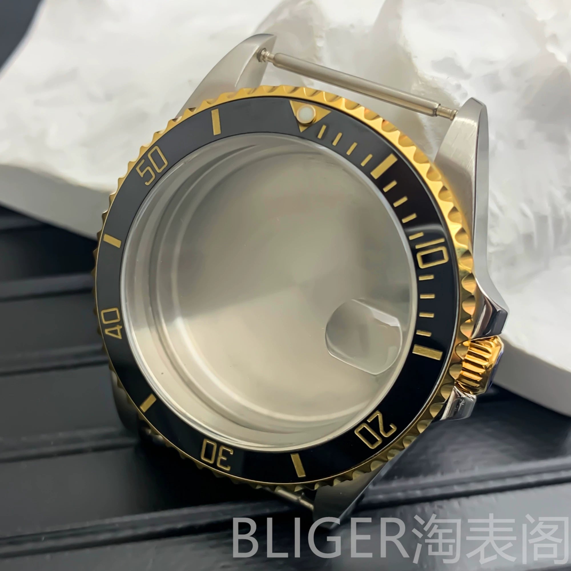 36mm 38mm Submariner Case GMT Bezel NH34 35 36 ETA2824 PT5000 Sapphire 10bar
