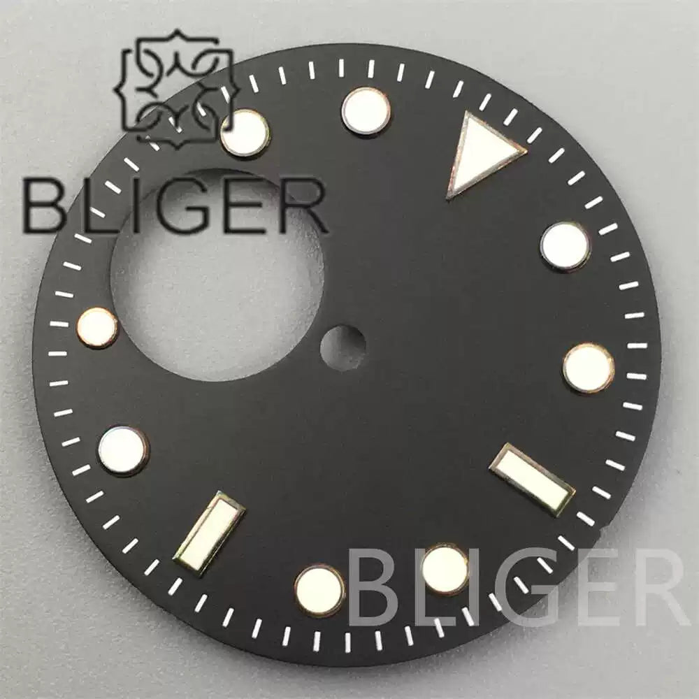 New green luminous NH38 dial 29mm for NH38 automatic movement watch accessories