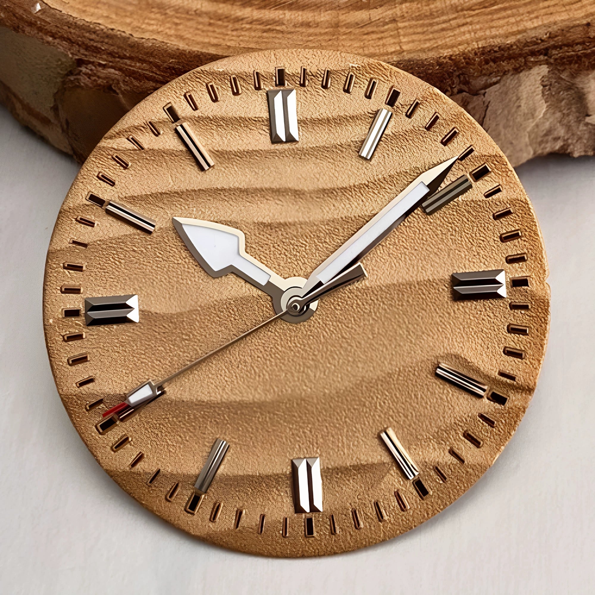 San dune Dial Double bar no date window Nologo 29mm Sand Dune Watch Dial Plate for NH35 NH36 ETA2824 PT5000 ST2130 Silver Hand no date Watch Parts for Diver Watch Mod