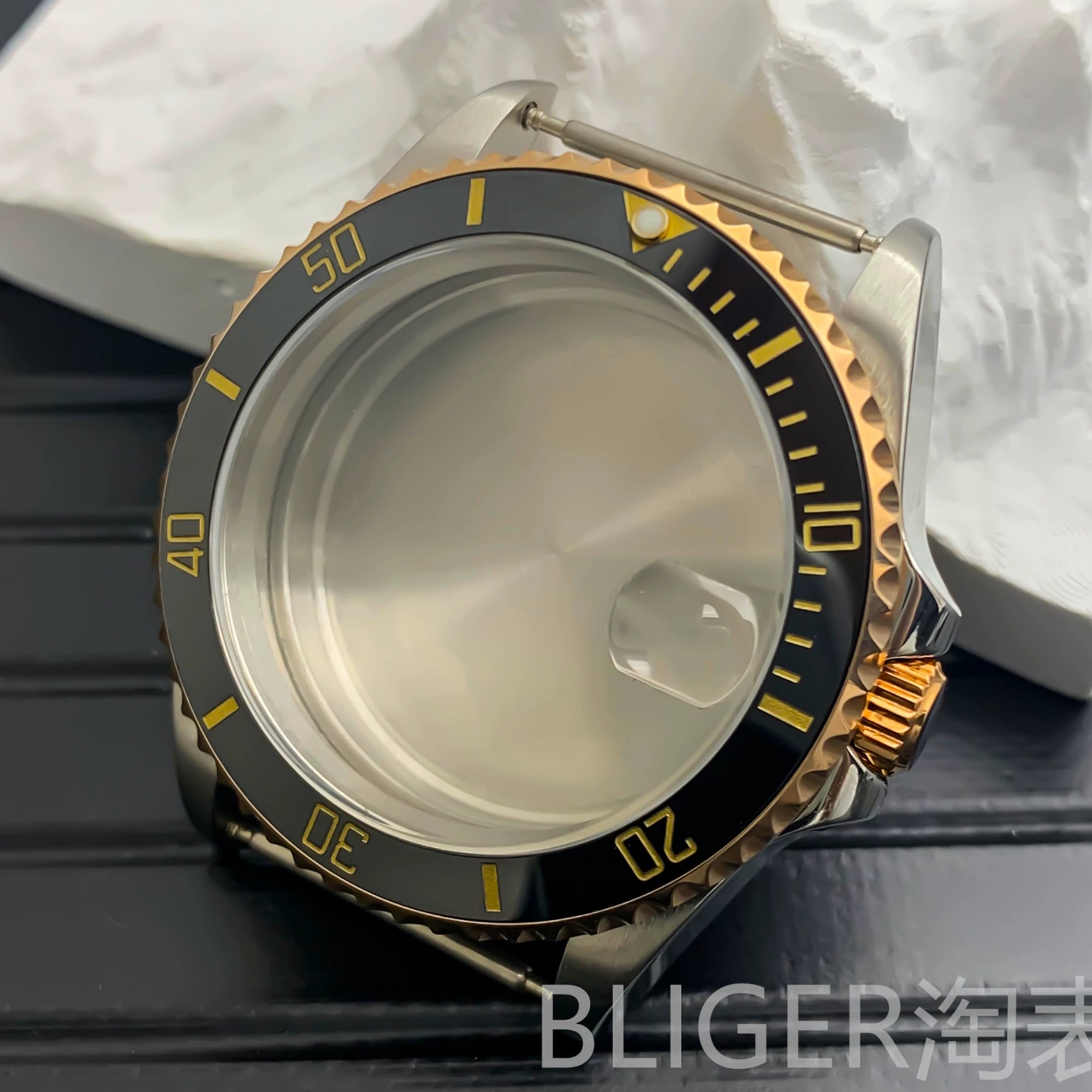 36mm 38mm Submariner Case GMT Bezel NH34 35 36 ETA2824 PT5000 Sapphire 10bar