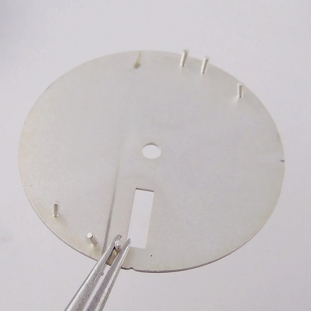 29MM dial for NH36 calendar week green luminous 3/3.8 position SKX007