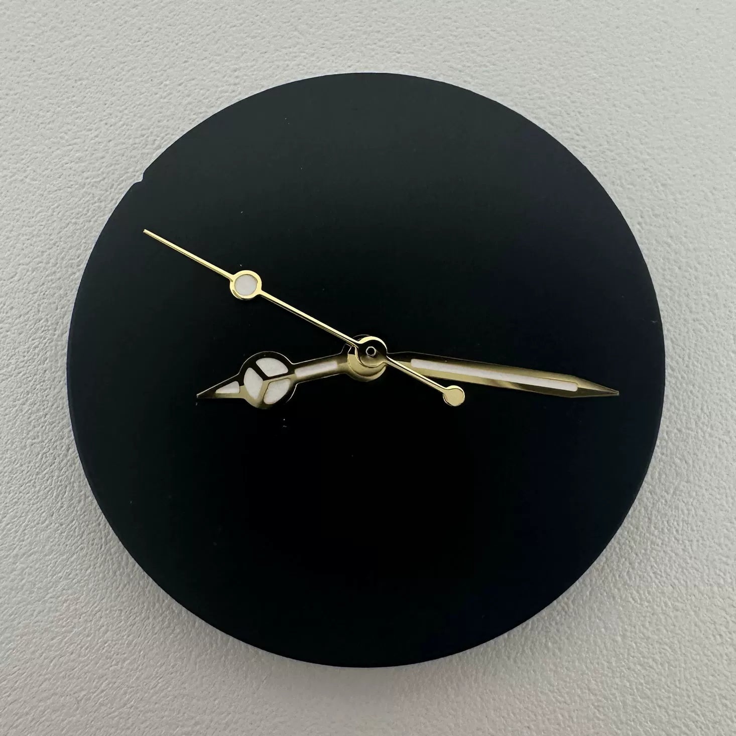 Musou Dial Modified total blank dial black with hand diameter 28.5MM fits NH35 NH36 NH38 mechanical movement no lume dial