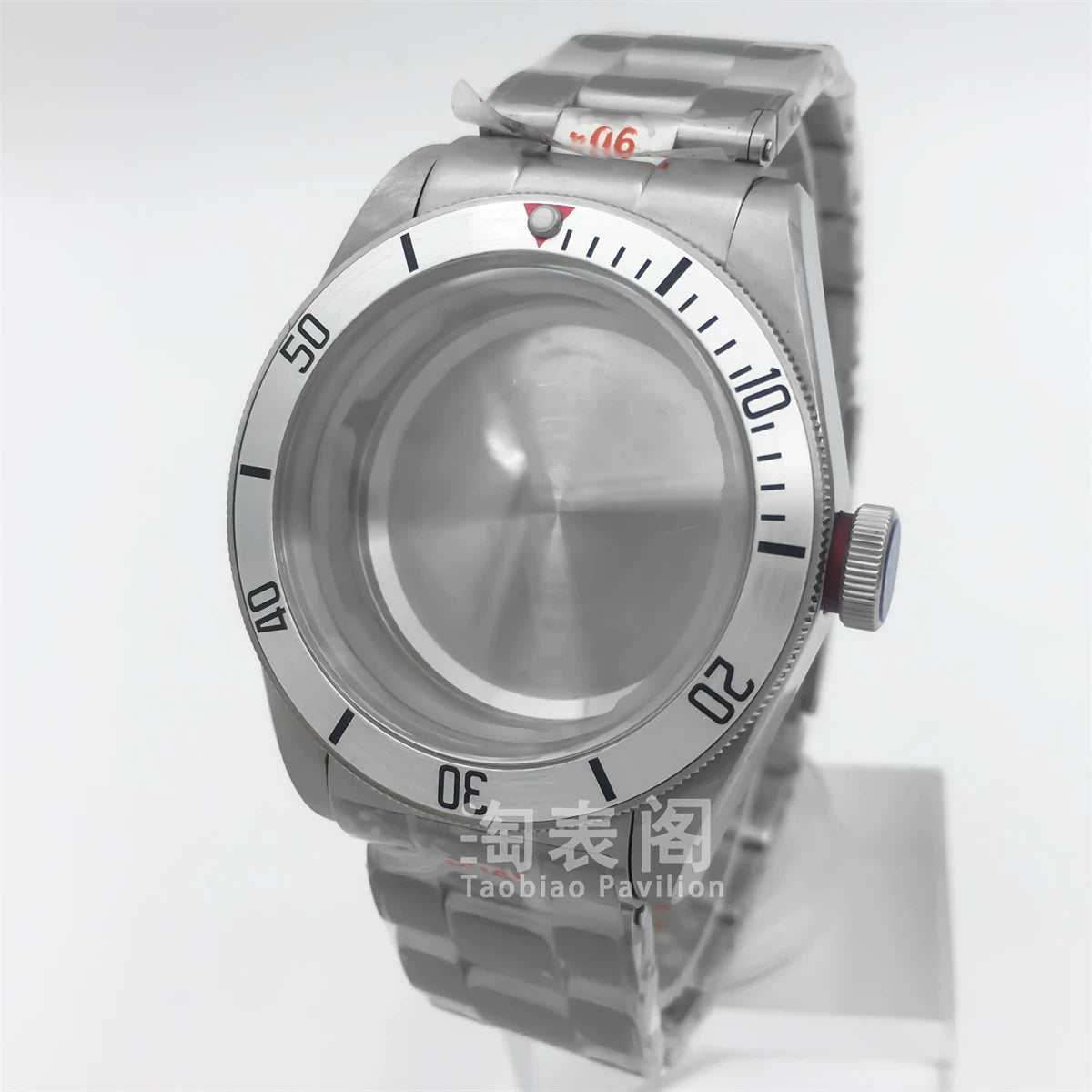 41mm Black Bay Watch case for NH35 36 ETA2824 PT5000 movement,Domed sapphire 10ATM