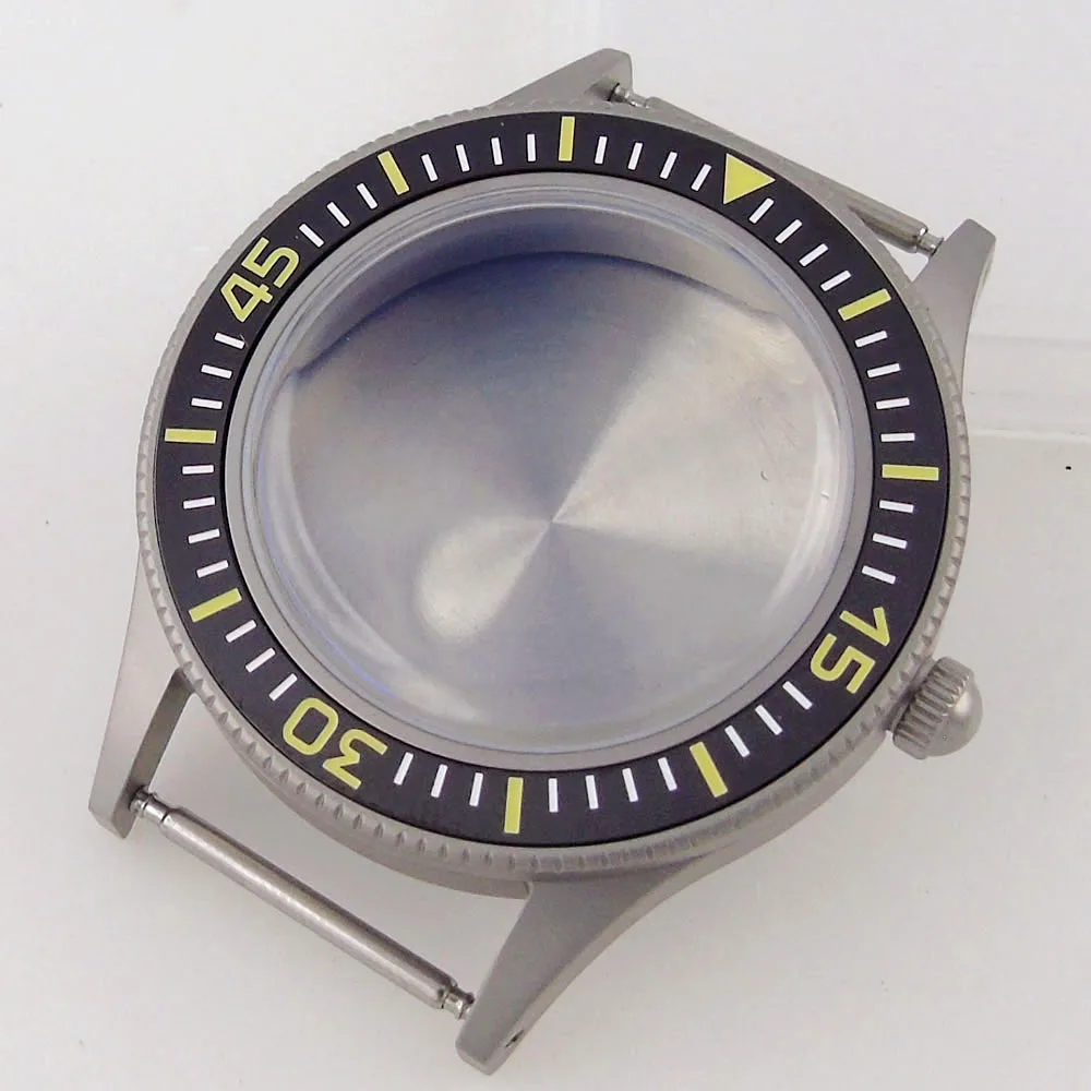 40MM Fifty Fathoms Case For NH35 34 36 etc ETA2824 PT5000 Sterile Ghost Series Sapphire Accessories Waterproof Accessories