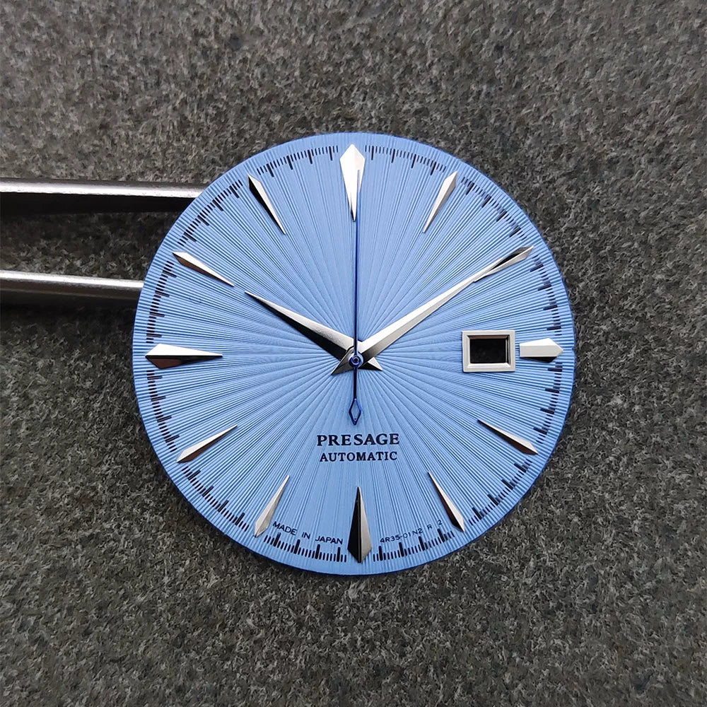 40Mm cocktail watch case 316 stainless steel bubble mirror for NH35/36/NH4R/NH38 movements pilot case glass back