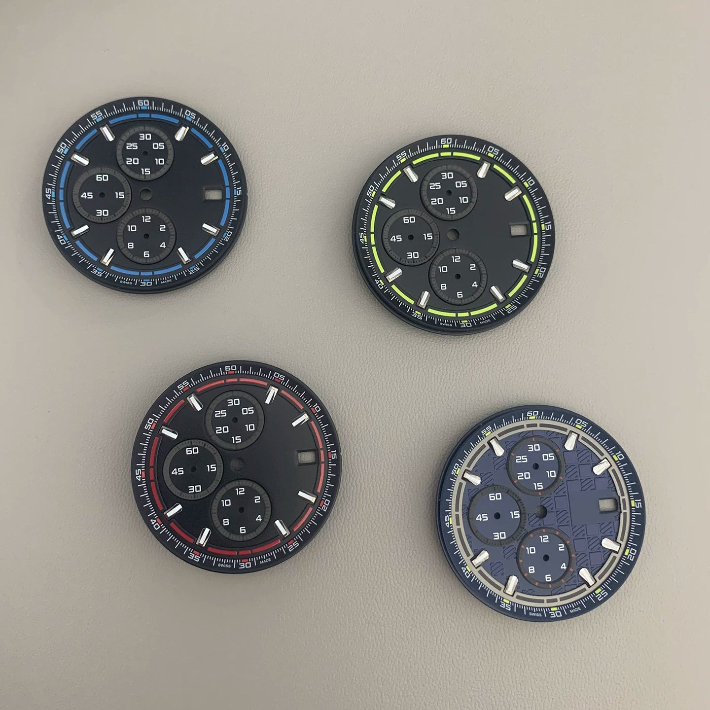 35MM VK67 Dial Multifunctional Luminous Dial Watch Replacement Accessories Quartz Chronograph 2.2mm thickness