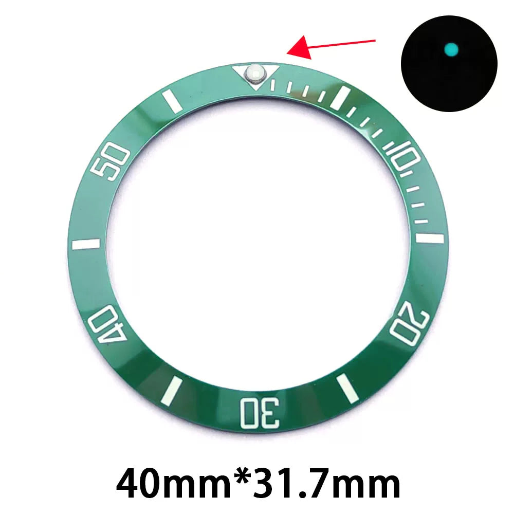 Slope Bezel Insert For 43mm Deep Sea James Cameron Watch Case Ghost King ceramic 40MM * 31.7MM
