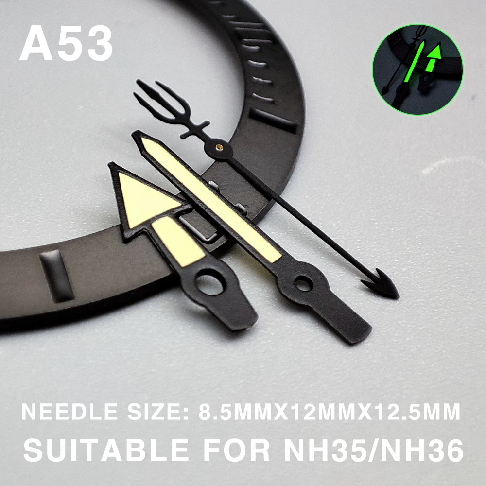 Modified watch hands luminous watch accessories suitable for NH35/36/34 38 4R movements