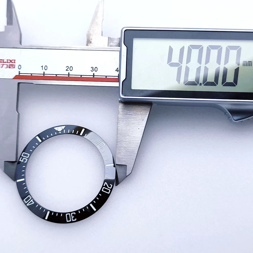 Slope Bezel Insert For 43mm Deep Sea James Cameron Watch Case Ghost King ceramic 40MM * 31.7MM