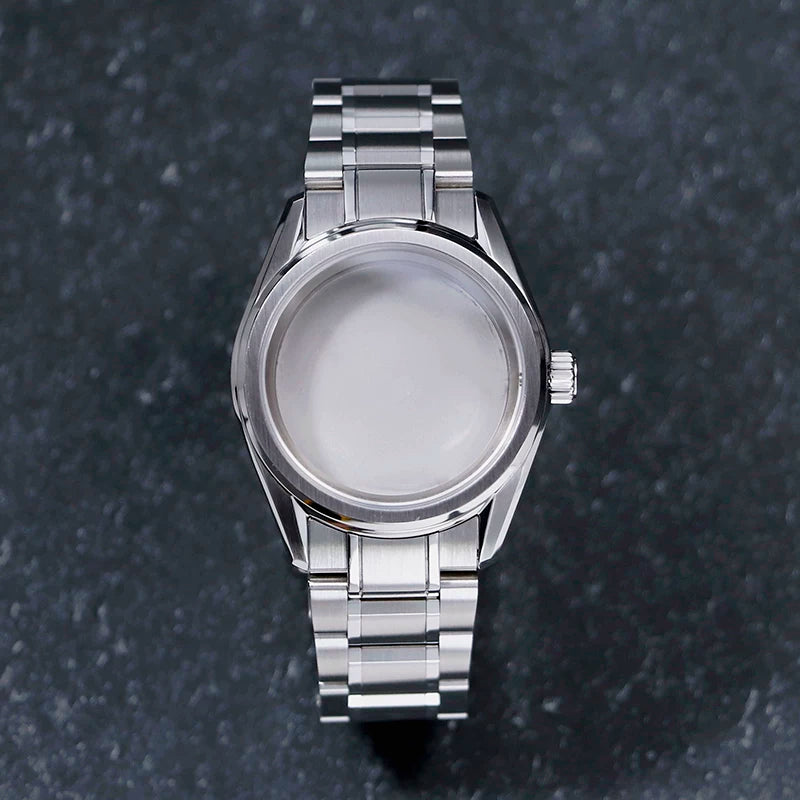 Premium GS GMT Mod Case 38MM High Quality Sapphire NH35/NH34 Stainless Steel Watch Waterproof