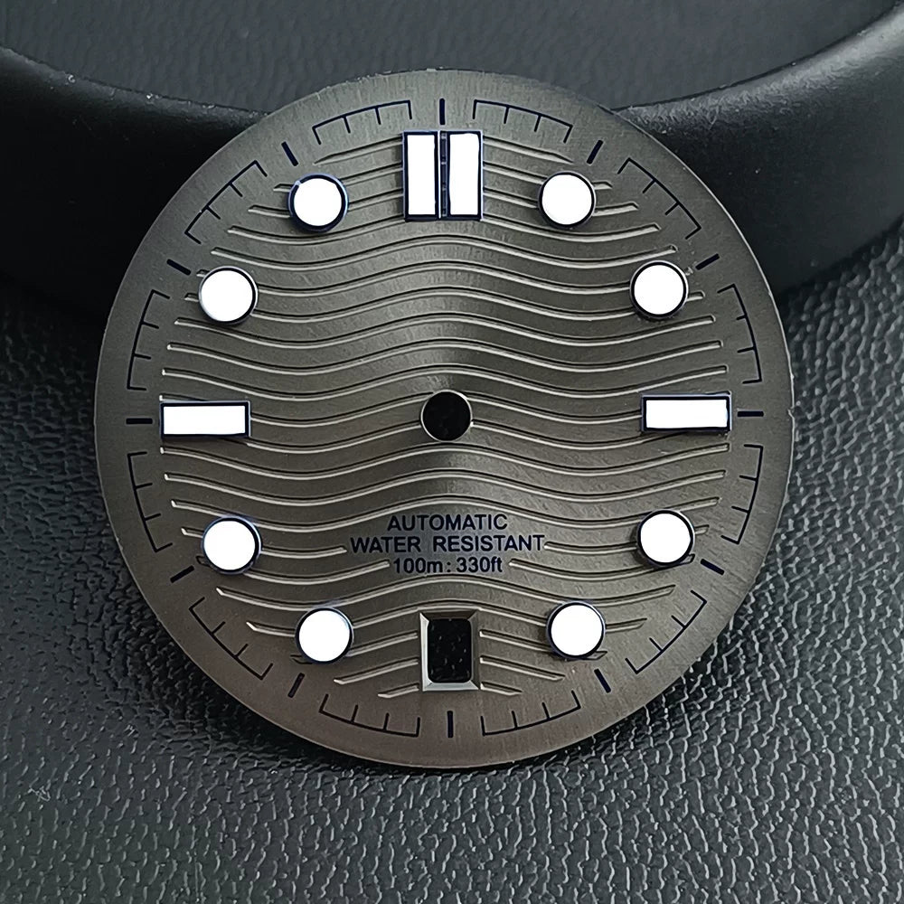 31.8mm Seamaster 300 Green luminous dial fits NH35/NH36 movements custom logos
