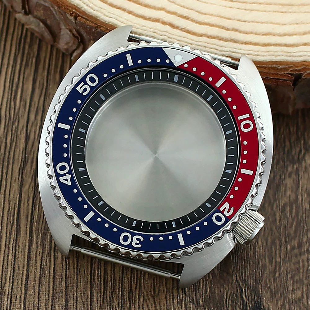 Miyota 9015 watch case 45MM modified turtle watch case Sapphire 20ATM Captain Willard Box