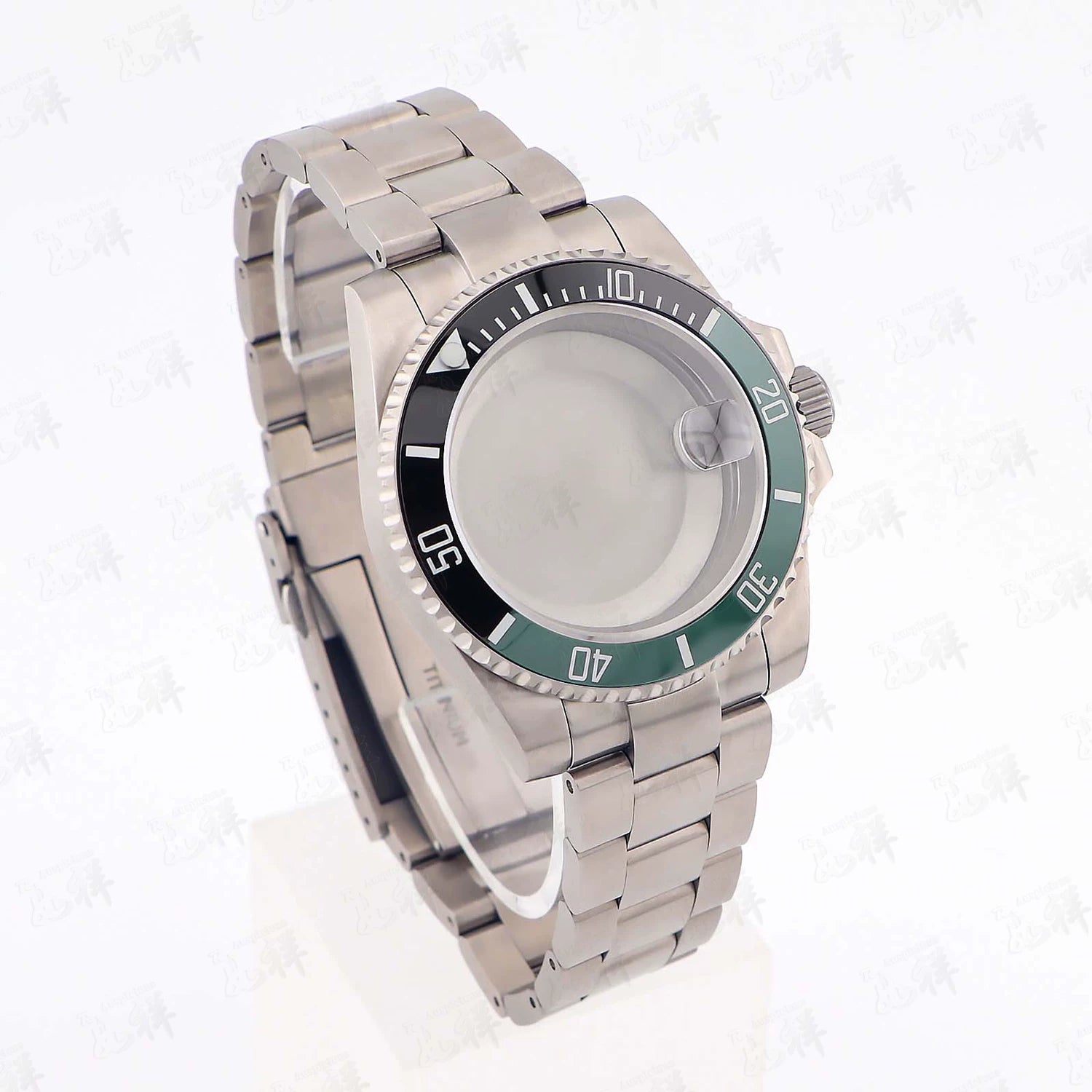 Titanium Watch Case Submariner Yacht master GMT 40mm Titanium Strap Modified Accessories Fit NH34 35 ETA2824 PT5000 Movement