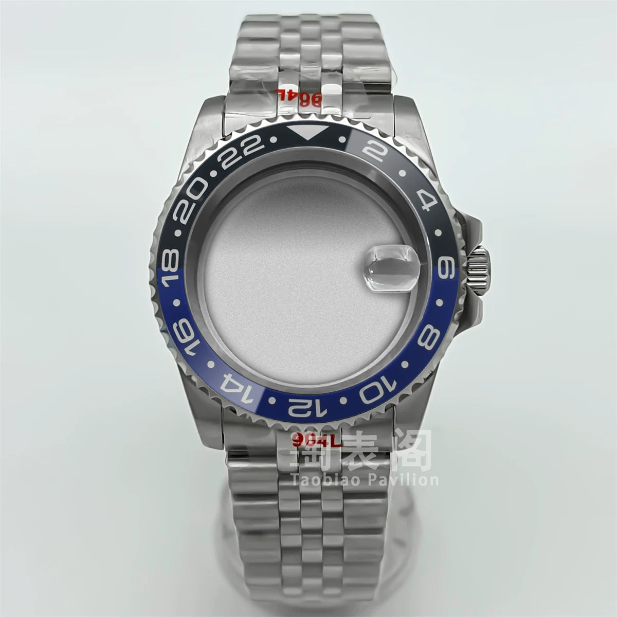 Modified Submariner Case 36mm/38mm GMT Case ceramic bezel sapphire glass for NH35 34 36 38 Etc movement