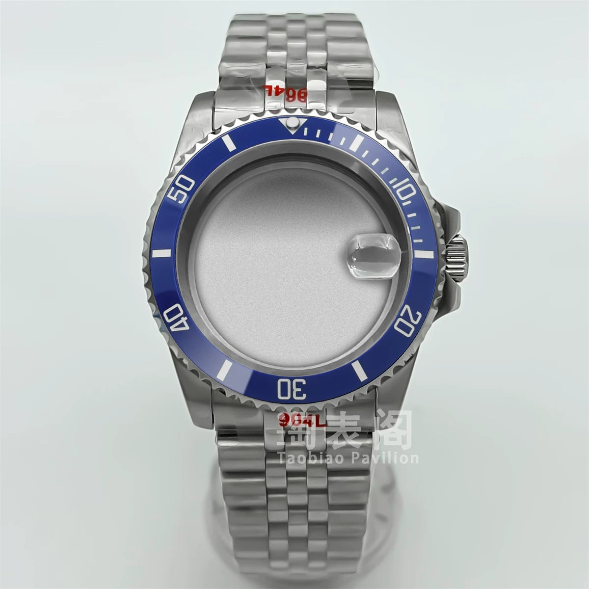 Modified Submariner Case 36mm/38mm GMT Case ceramic bezel sapphire glass for NH35 34 36 38 Etc movement