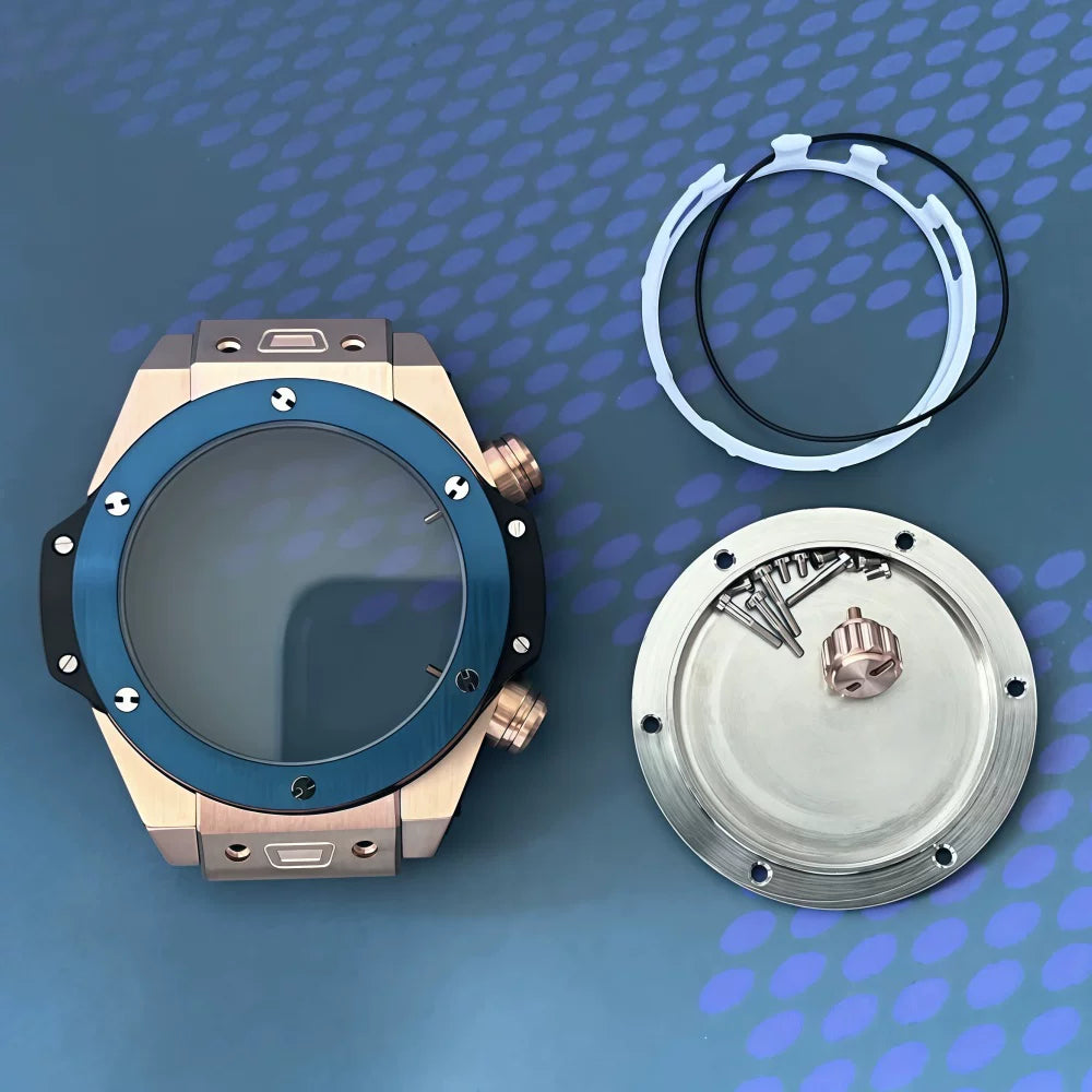 42mm VK64 VK63/VK61 Case chronograph Mineral Glas 3ATM