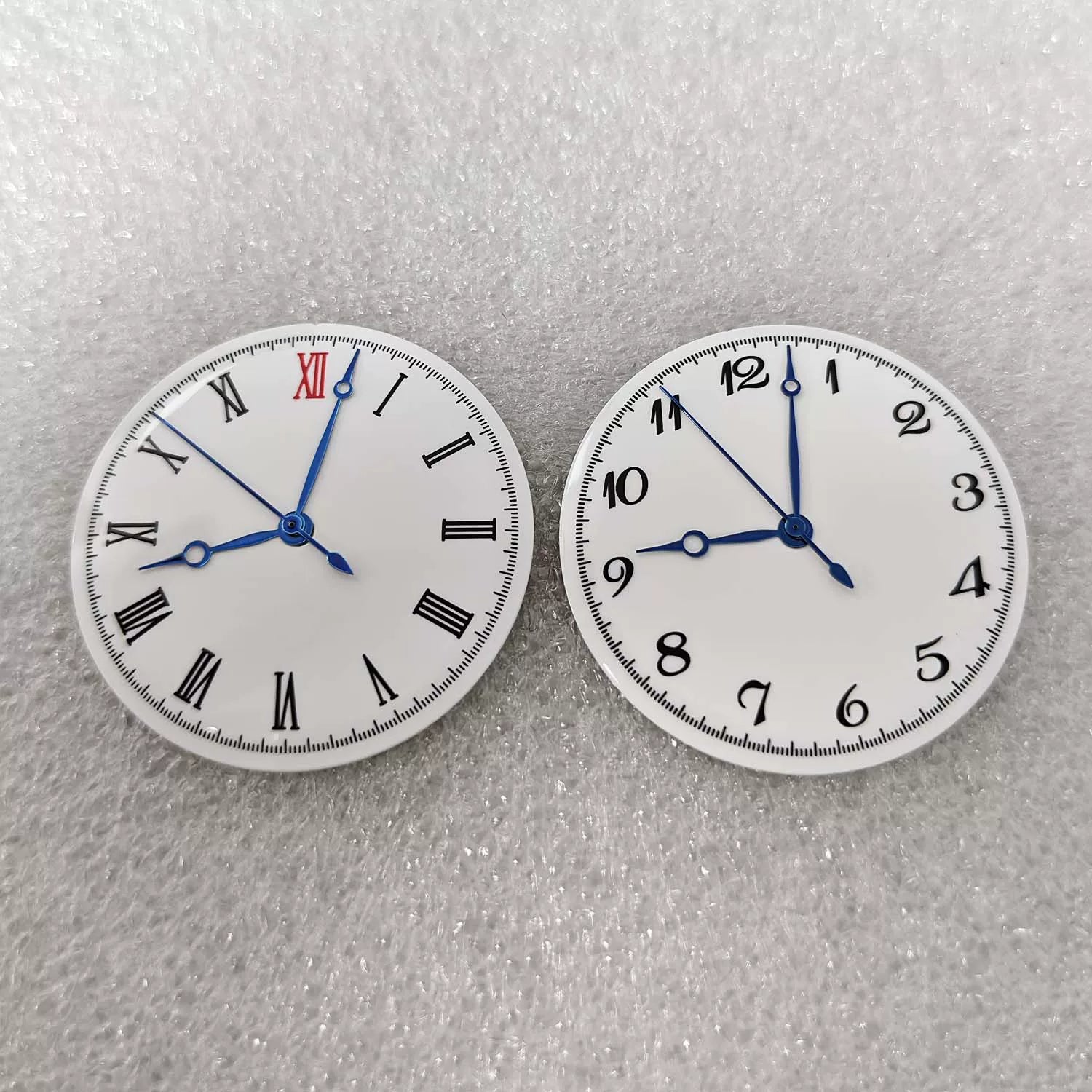 Enamel 37MM Roman dial + watch hand No luminous light for NH35 movement Sterile
