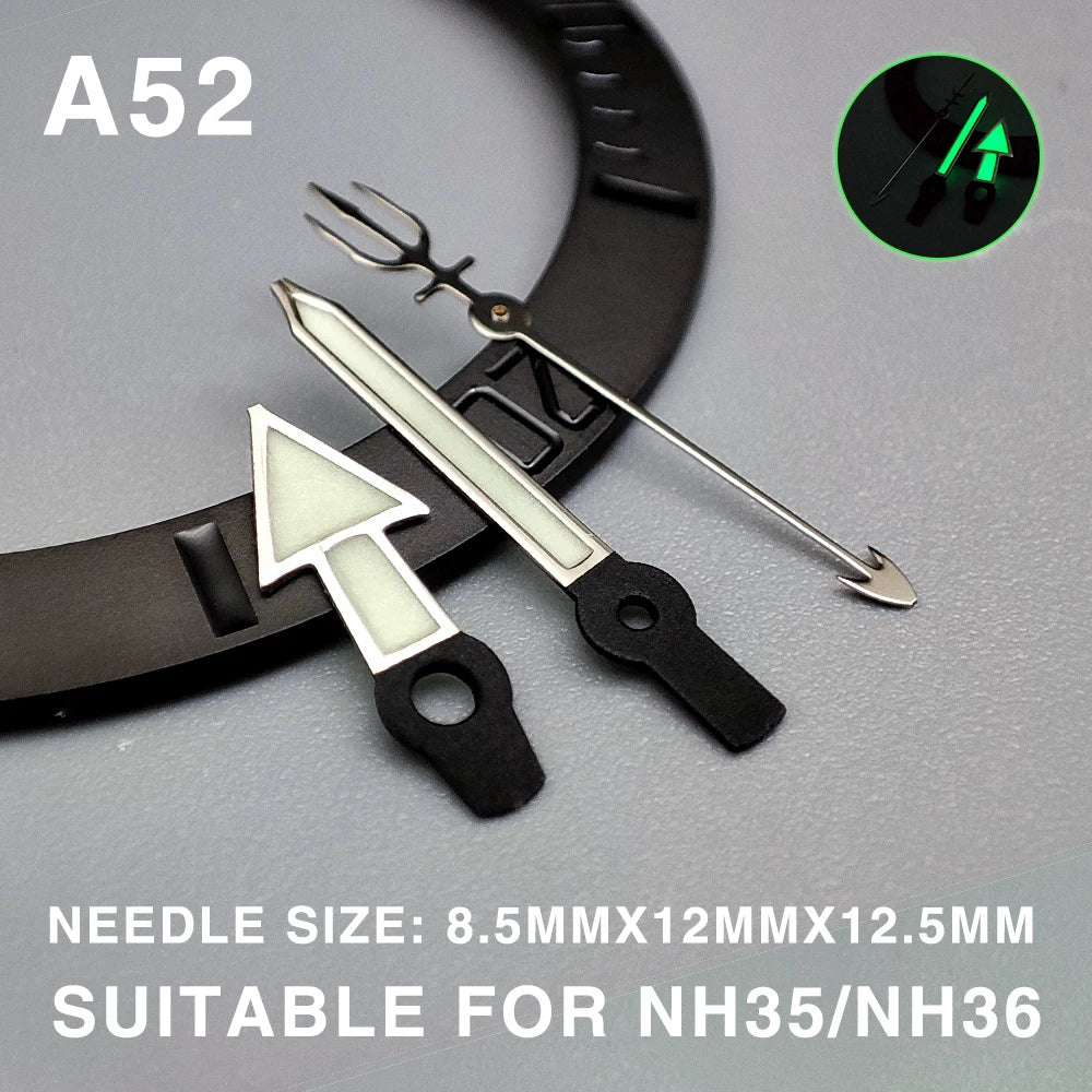 Modified watch hands luminous watch accessories suitable for NH35/36/34 38 4R movements