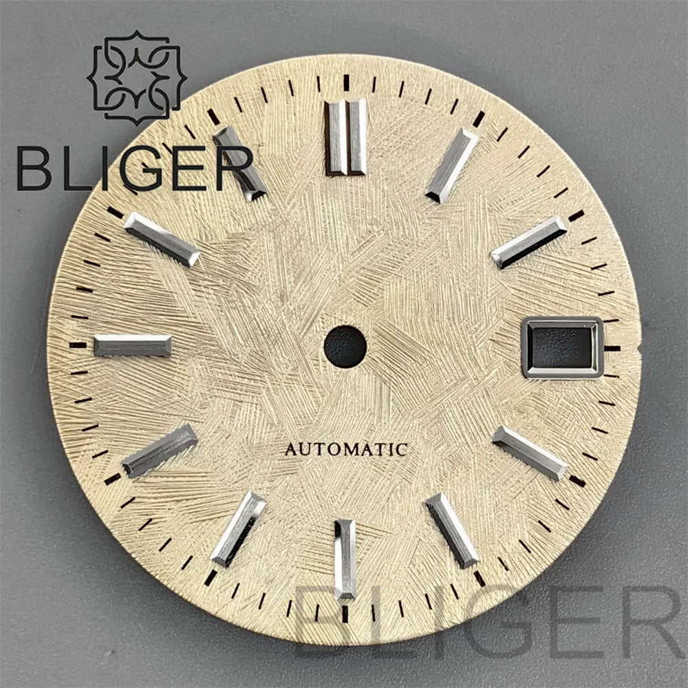 29Mm Dial modified GS mixed texture cherry blossom powder for NH35 movement