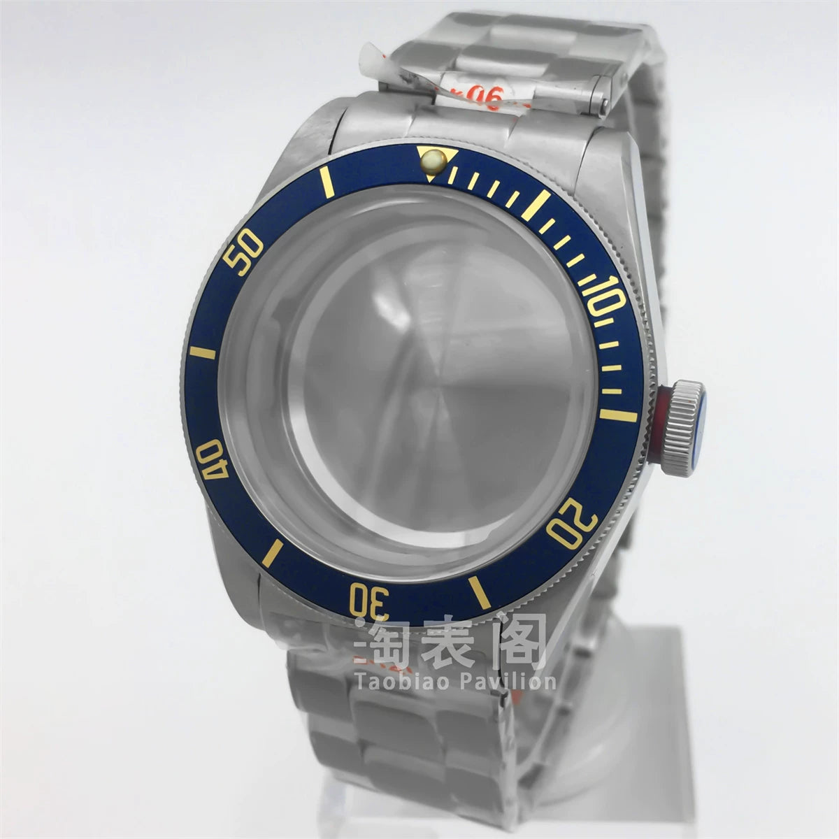 41mm Black Bay Watch case for NH35 36 ETA2824 PT5000 movement,Domed sapphire 10ATM