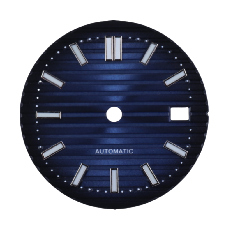 30.5MM Nautilus Dial Green luminous for NH35 mechanical automatic movement with hands