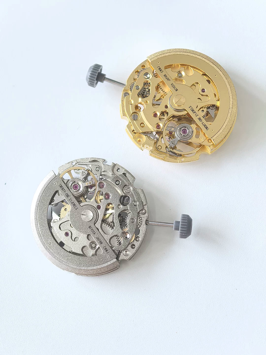 Japanese original Miyota 8N24 movement calendar-free hollow silver gold automatic movement