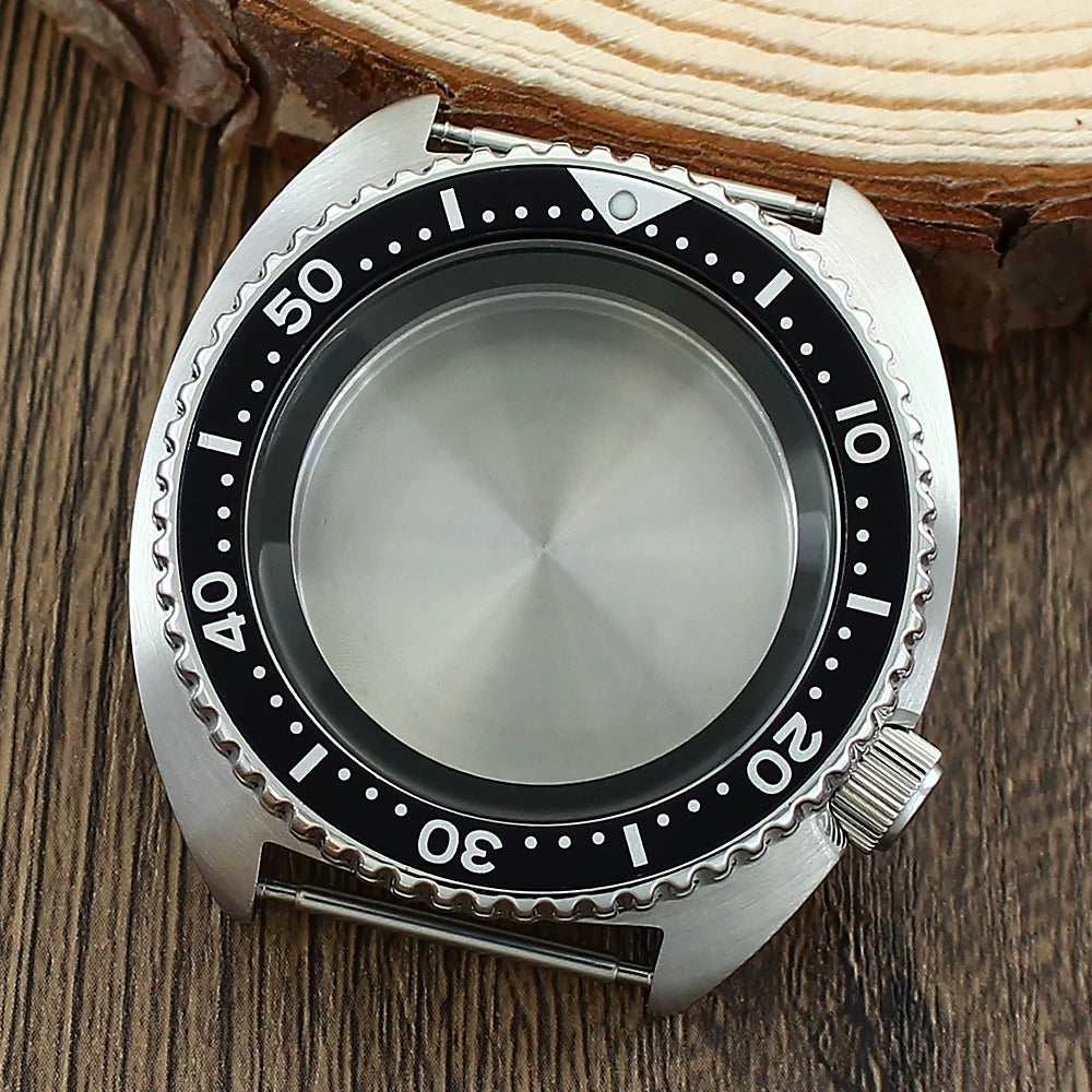 Miyota 9015 watch case 45MM modified turtle watch case Sapphire 20ATM Captain Willard Box
