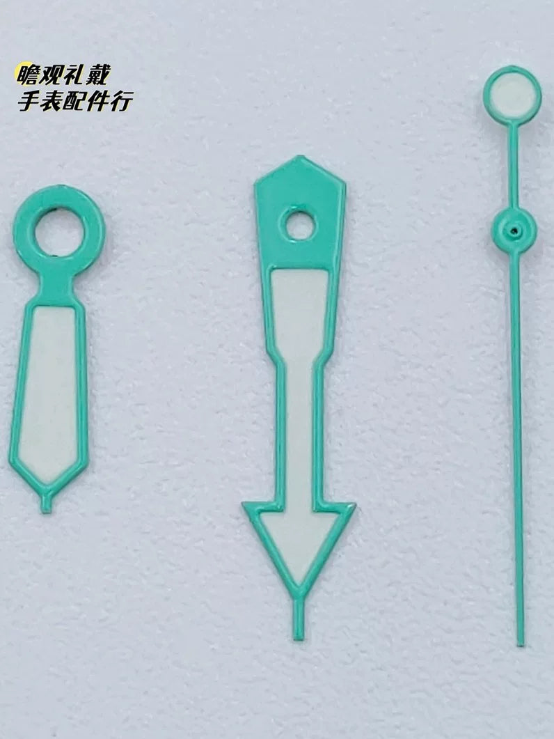 Colorful Watch hands multi-color luminous watch hands for NH35 NH36 7S26 7S36 4R35 4R36 movement