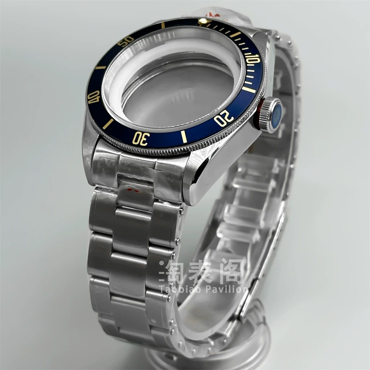 41mm Black Bay Watch case for NH35 36 ETA2824 PT5000 movement,Domed sapphire 10ATM