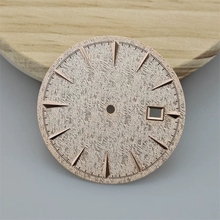 35mm Sterile Cocktail Dial for NH35 vertical pattern texture no lume