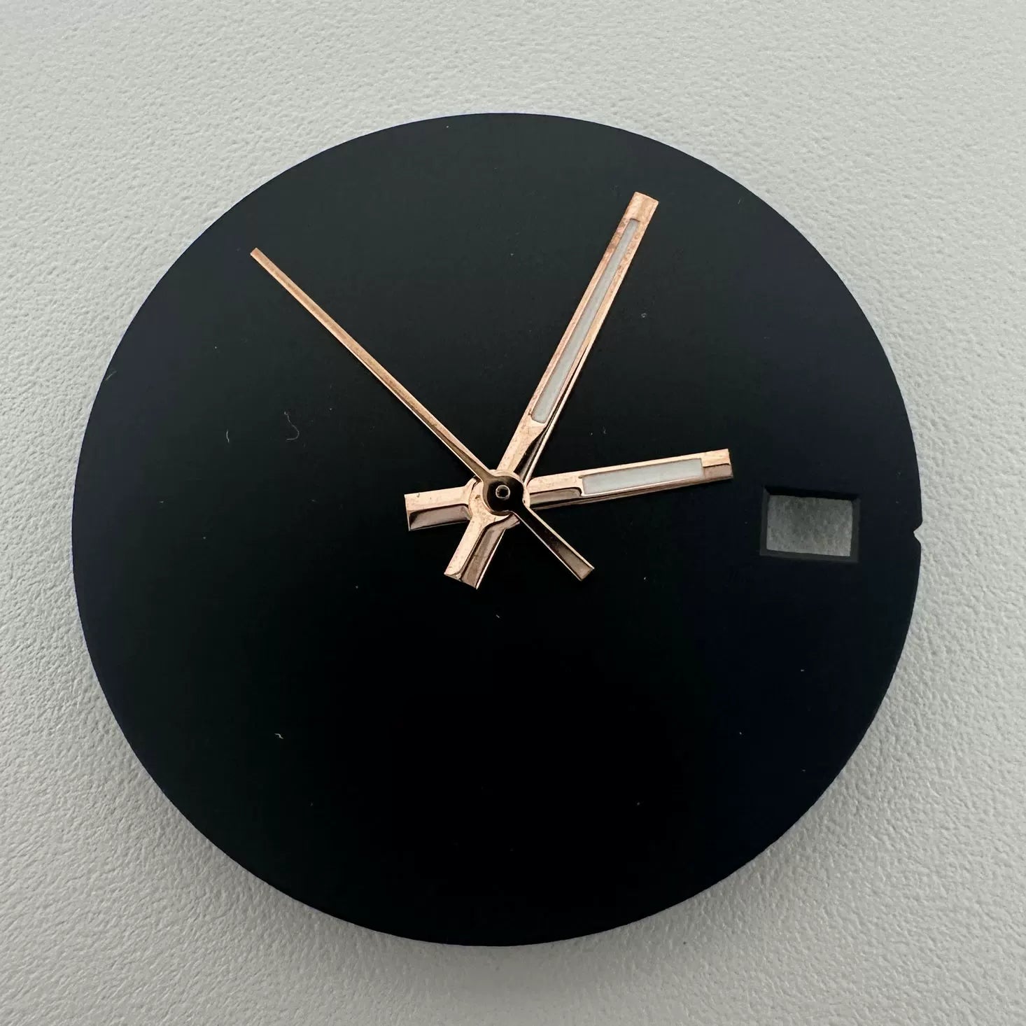 Musou Dial Modified total blank dial black with hand diameter 28.5MM fits NH35 NH36 NH38 mechanical movement no lume dial