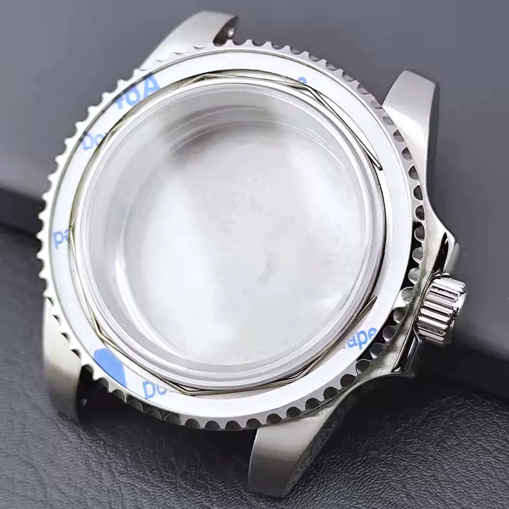 Bidirectional rotating bezel Watch Case 40.5MM Submariner / GMT Yacht sapphire glass two-way rotating for NH34/NH35/NH36 38
