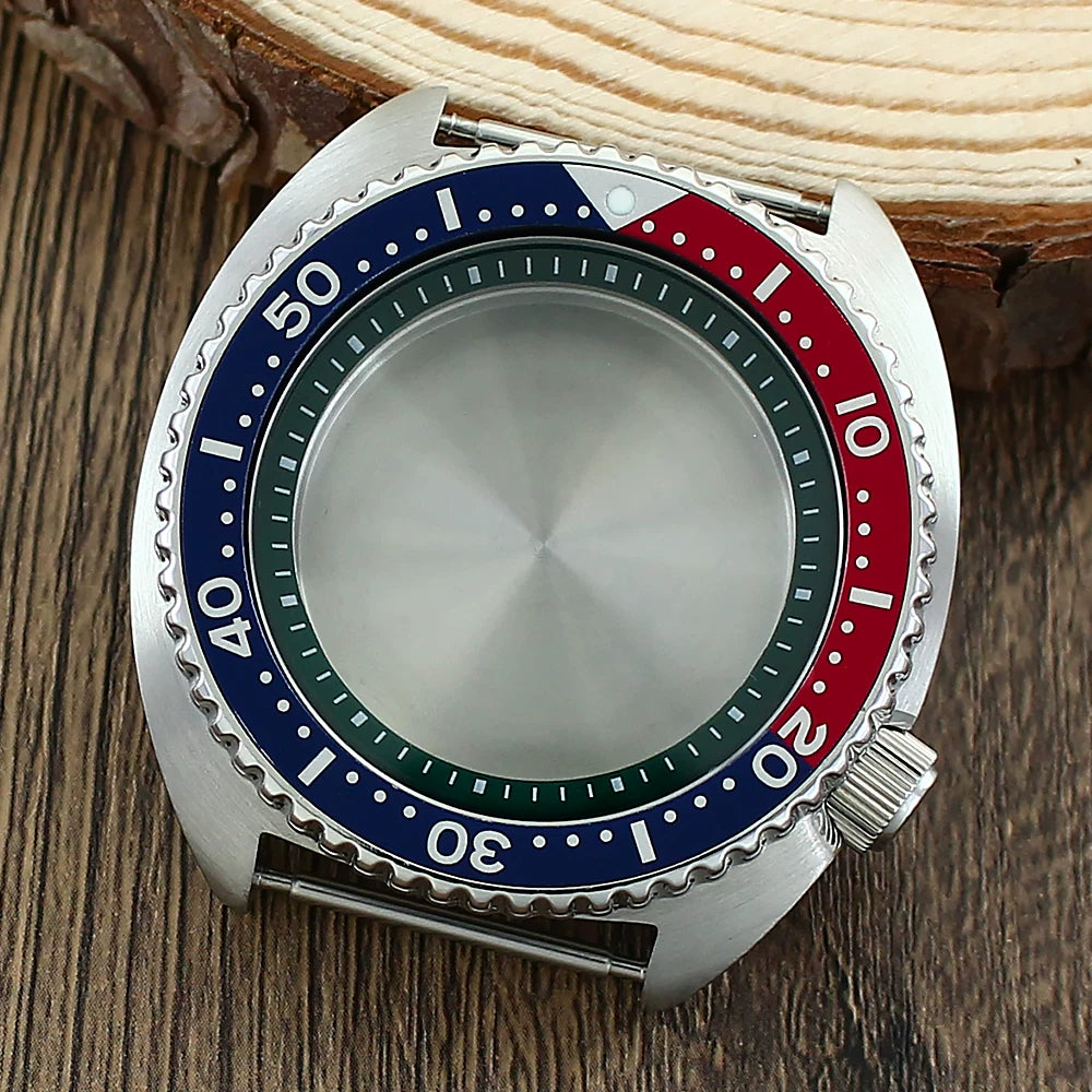 Miyota 9015 watch case 45MM modified turtle watch case Sapphire 20ATM Captain Willard Box