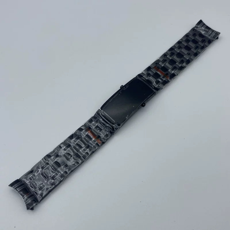 41mm Pvd Black Rose Gold Seamaster Watch Case 2 crown 316L Stainless Steel Ceramic for NH35/36 Movement