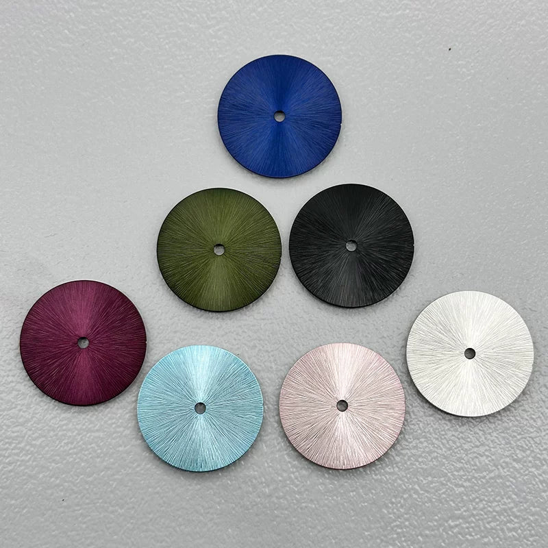 Radial texture Blank Dial for NH35 ETA2824 Miyota 8215 28.5mm full sterile Empty