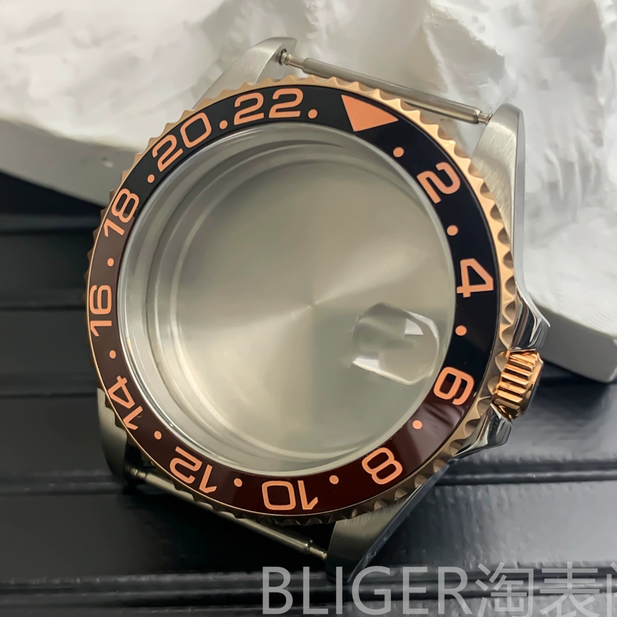 36mm 38mm Submariner Case GMT Bezel NH34 35 36 ETA2824 PT5000 Sapphire 10bar