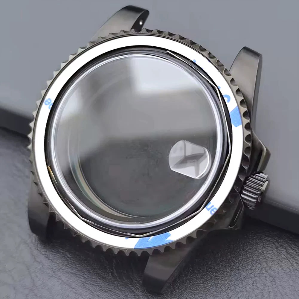 Bidirectional rotating bezel Watch Case 40.5MM Submariner / GMT Yacht sapphire glass two-way rotating for NH34/NH35/NH36 38