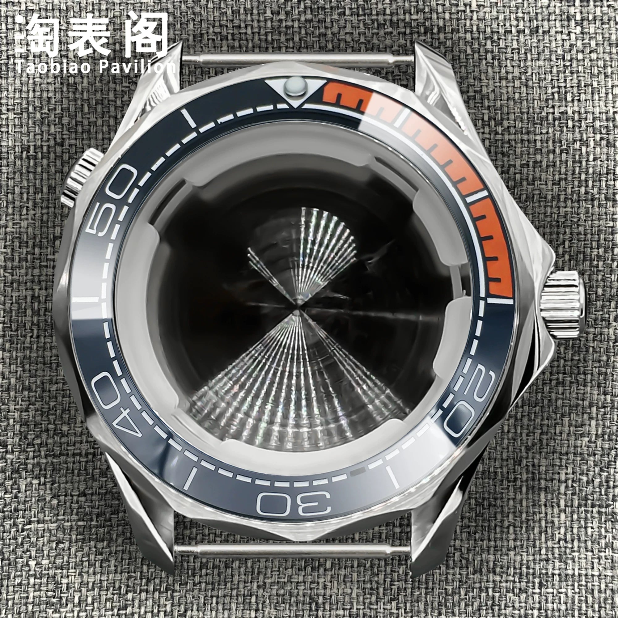 41Mm Seamaster 300 case for NH35/36 ETA2824 PT5000 Miyota 8215 Solid Back 10ATM Sapphire