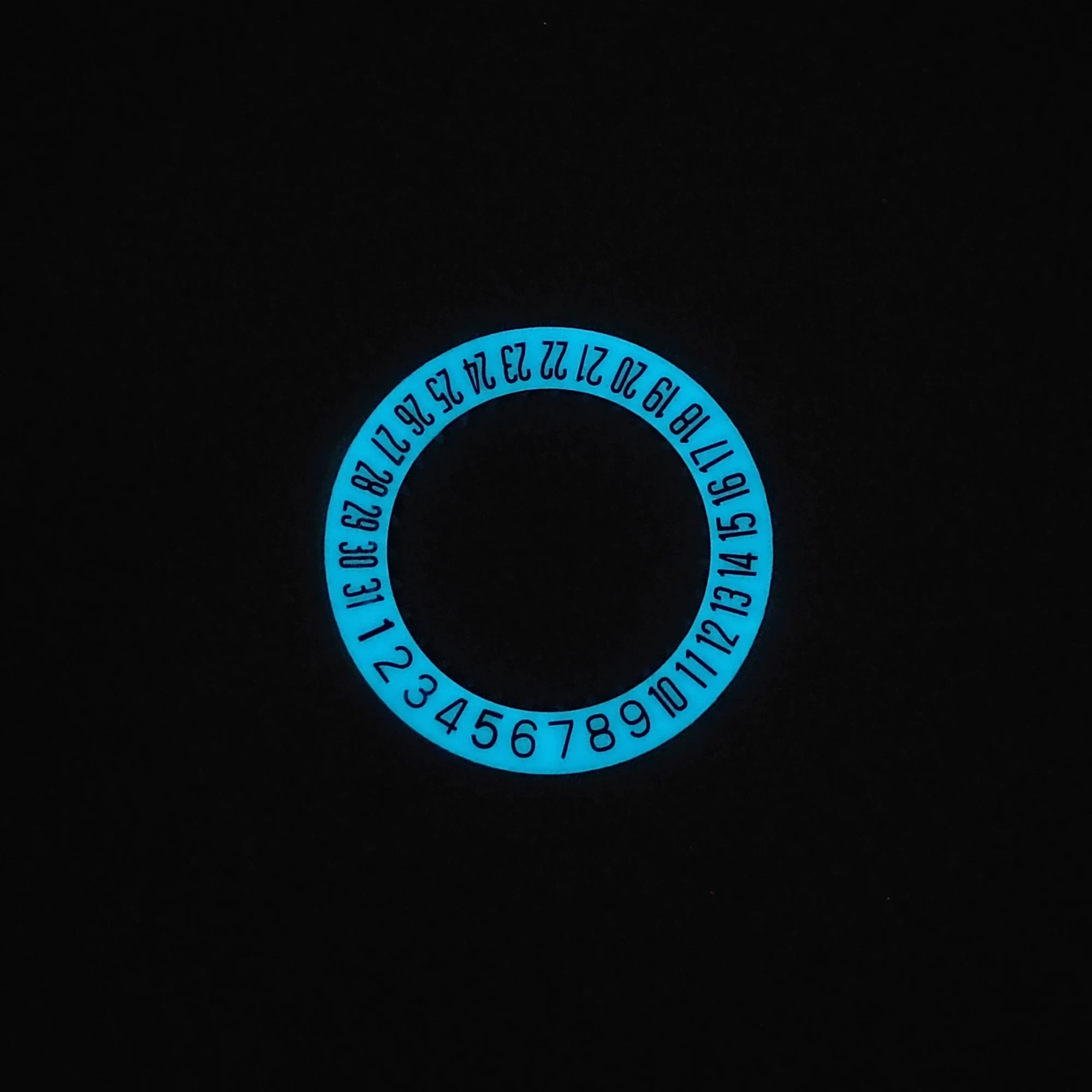 NH34 NH35 movement calendar disc night disc Calendar wheel 3 /3.8 crown position red yellow black grey green blue luminous