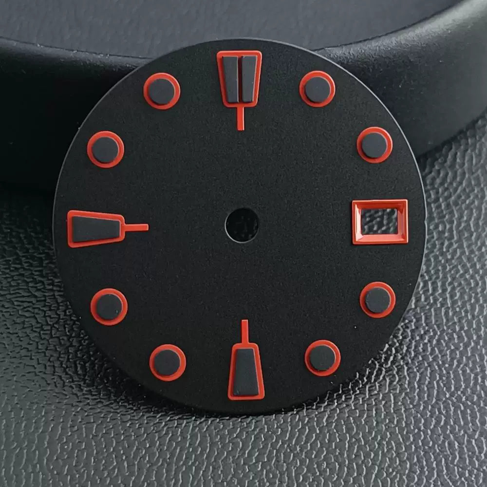 NH35 luminous dial accessories size 28.5mm watch replacement accessories support customized logo