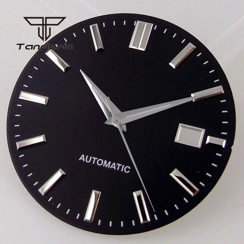33.5MM gs Cocktail watch dial silver hand set NH35 NH36 nh38 pilot modification accessories
