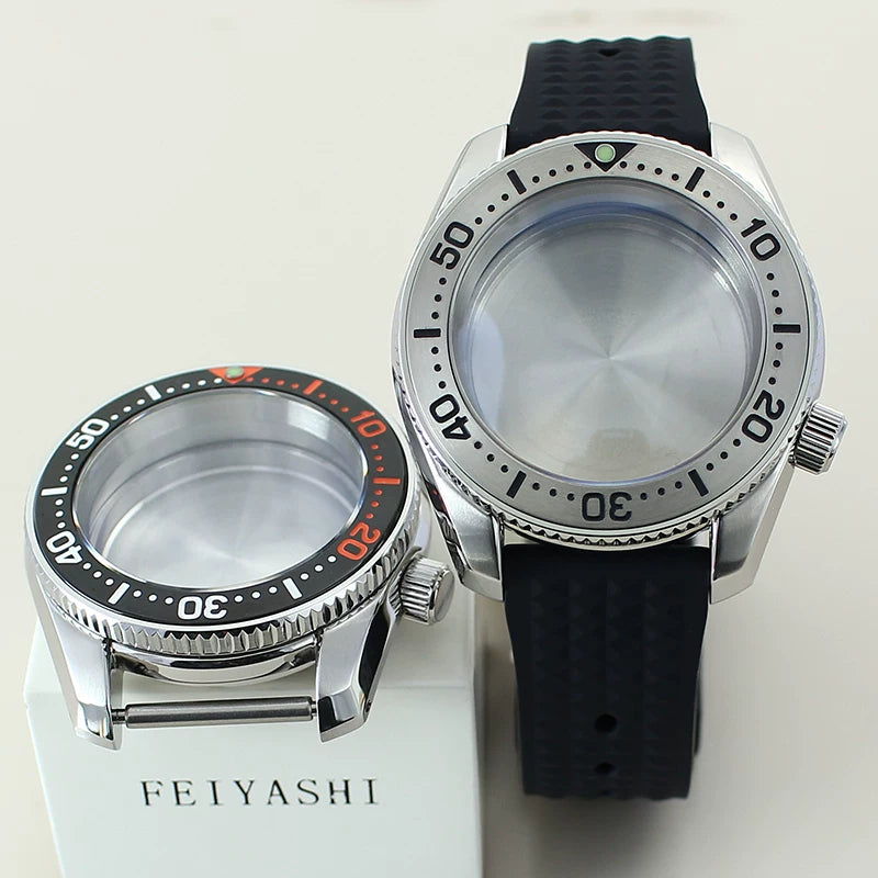 42mm Dive watch Case Modified SPB185/SPB187J1 316L stainless steel for the NH35/36 movement 10bar sapphire